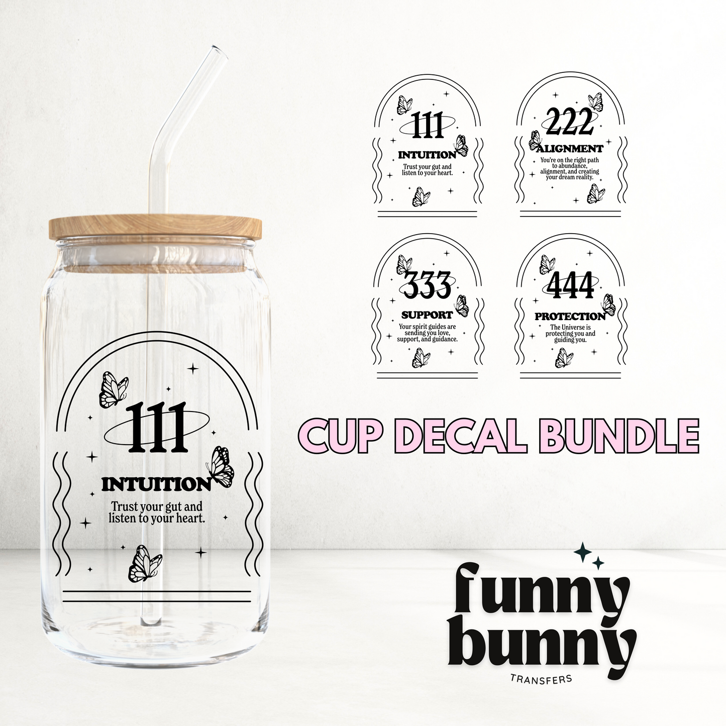 111-222-333-444 - UVDTF Decal Bundle