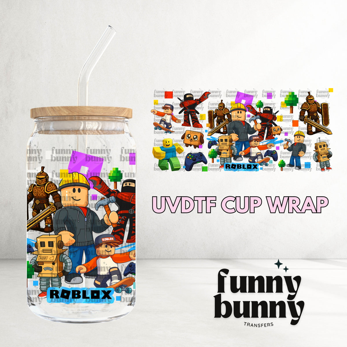 16OZ103 - 16oz UVDTF Cup Wrap