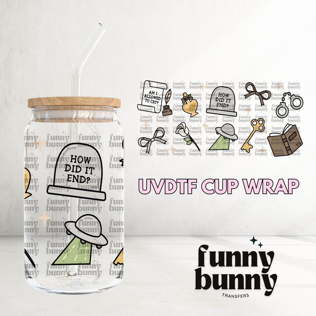 16OZ107 - 16oz UVDTF Cup Wrap