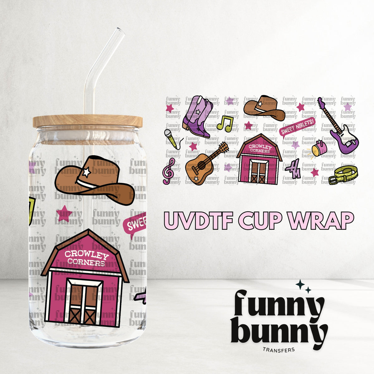 16OZ113 - 16oz UVDTF Cup Wrap
