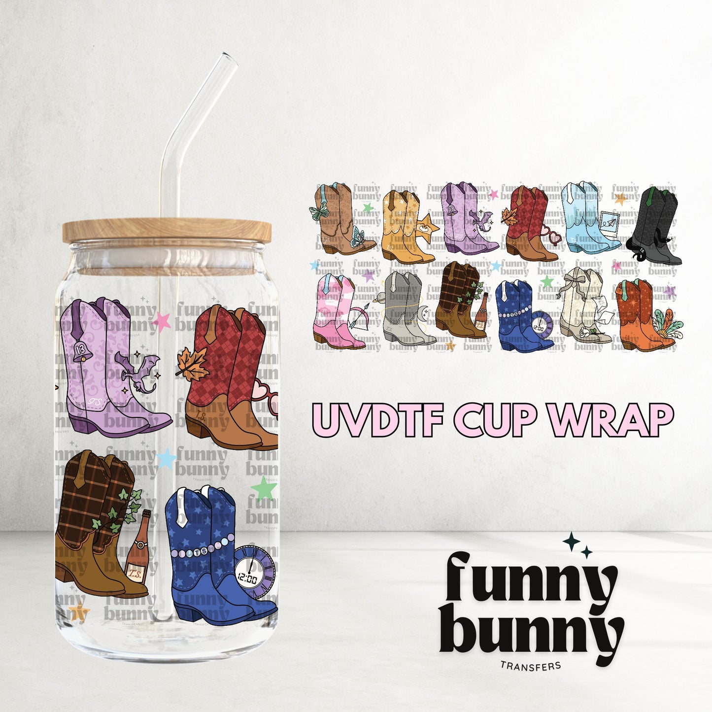 16OZ128 - 16oz UVDTF Cup Wrap
