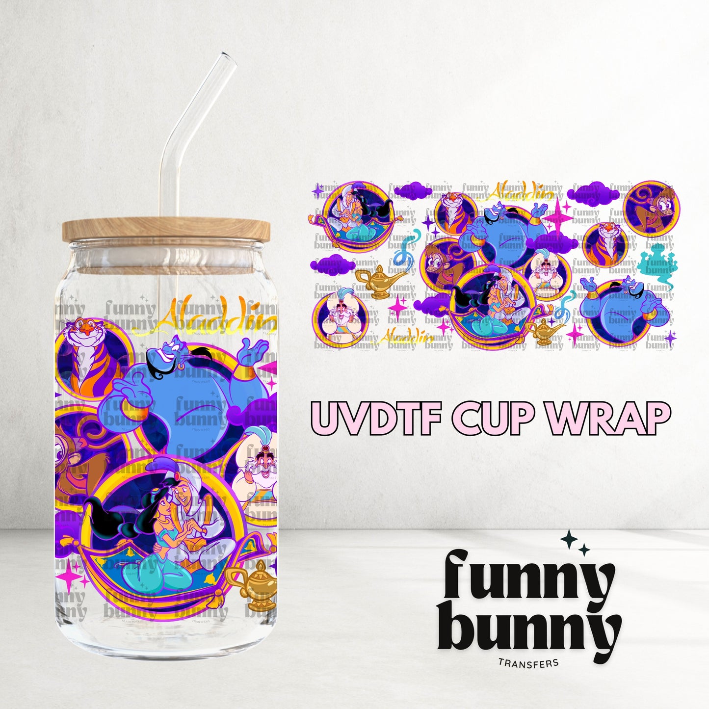 16OZ142 - 16oz UVDTF Cup Wrap