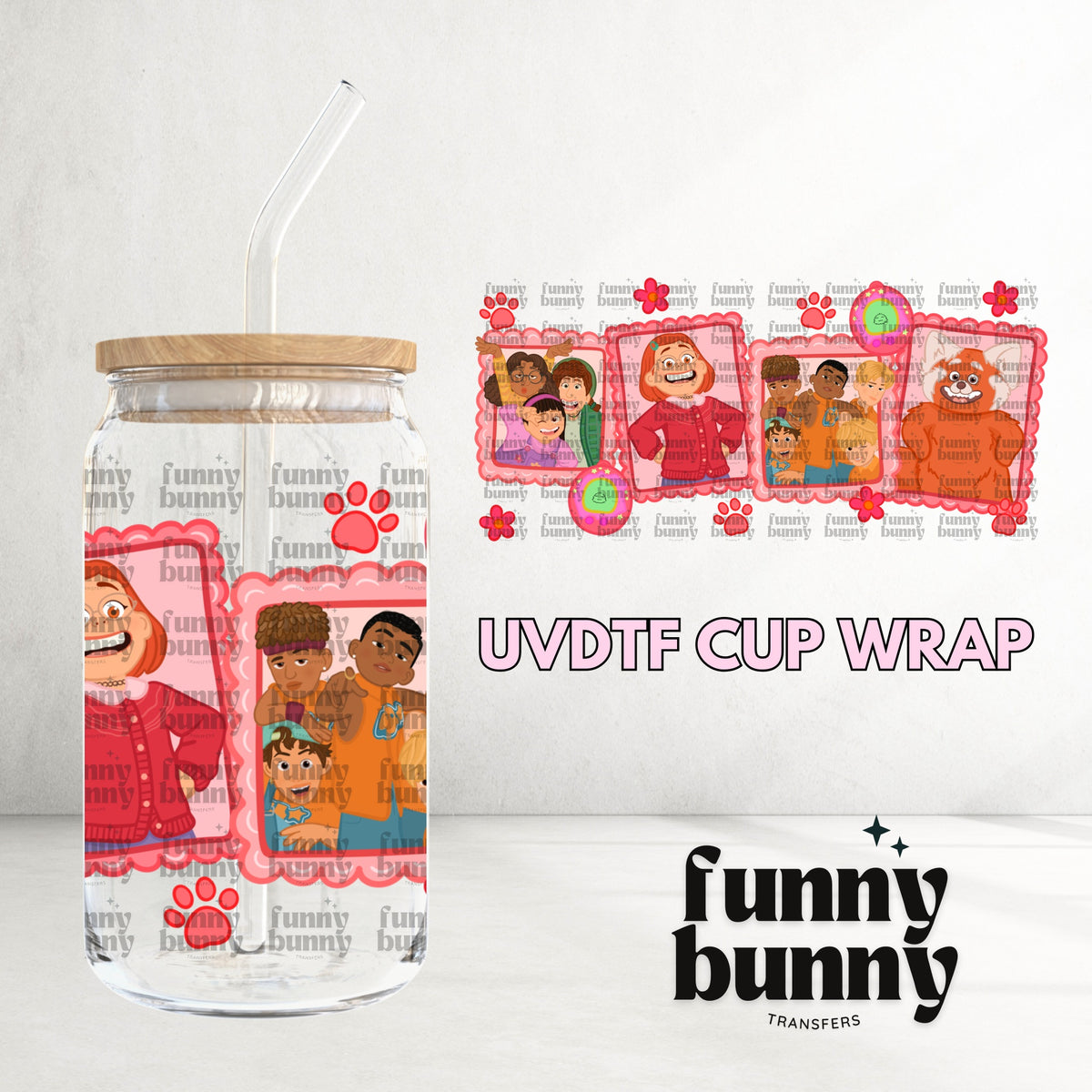 16OZ148 - 16oz UVDTF Cup Wrap