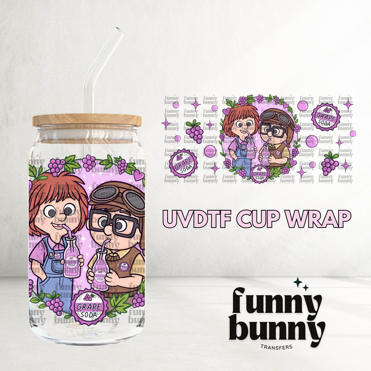 16OZ184 - 16oz UVDTF Cup Wrap