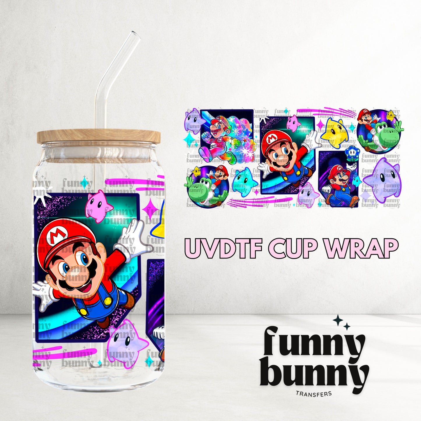 16OZ185 - 16oz UVDTF Cup Wrap