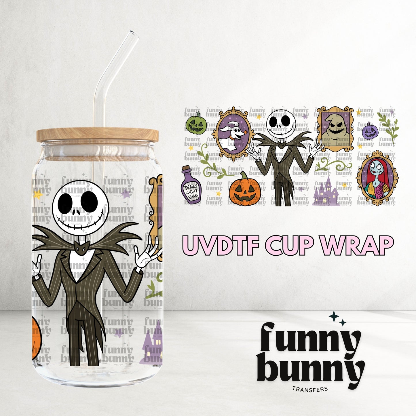 16OZ198 - 16oz UVDTF Cup Wrap