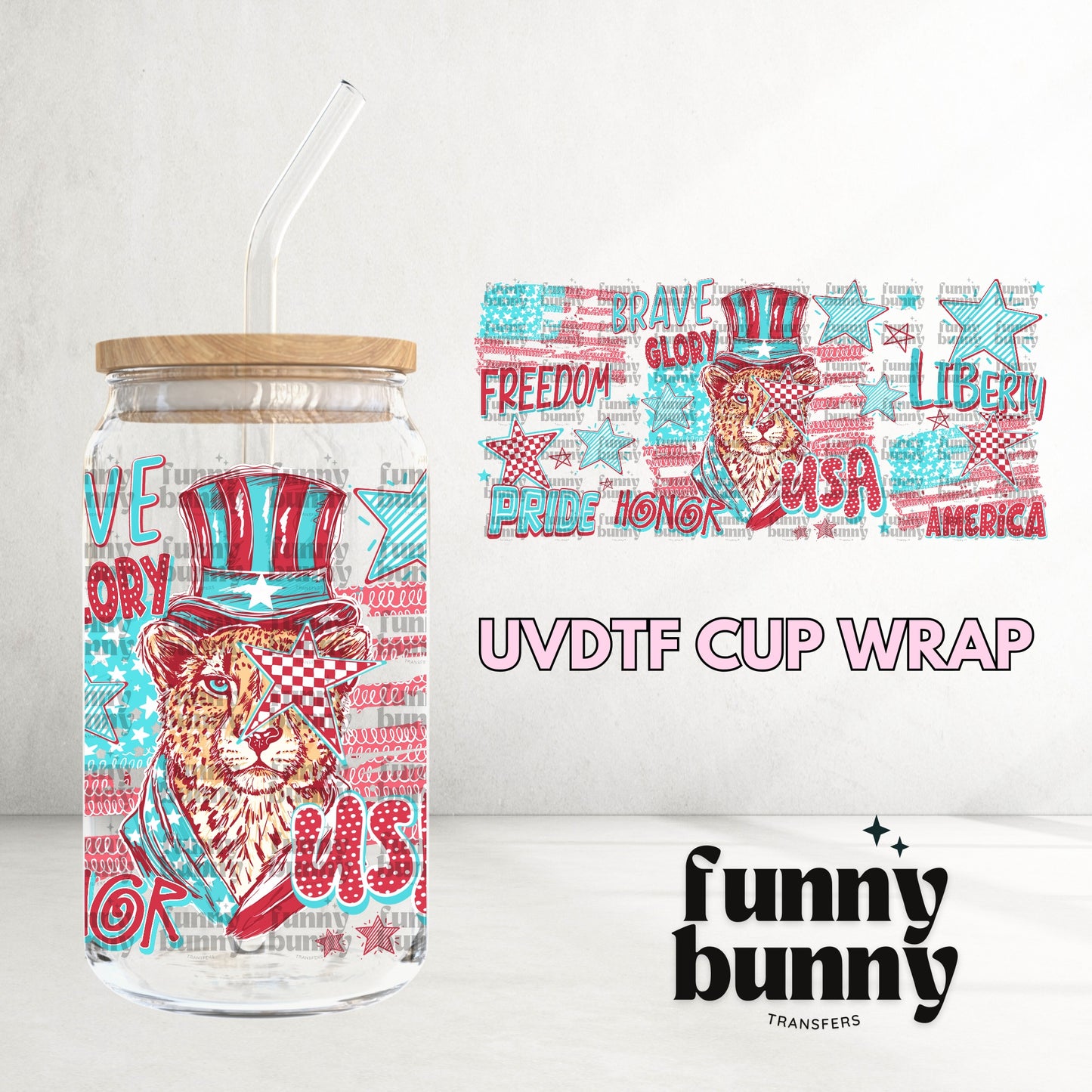 16OZ222 - 16oz UVDTF Cup Wrap