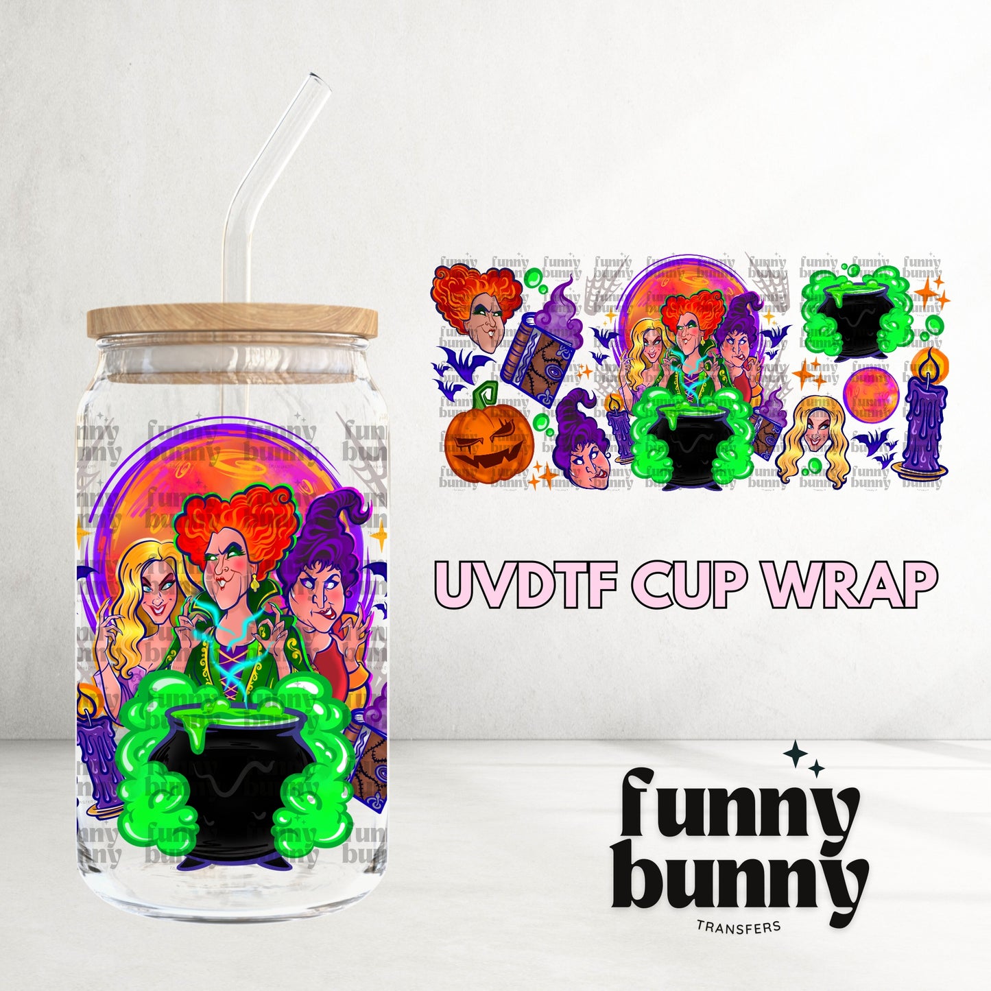 16OZ309 - 16oz UVDTF Cup Wrap