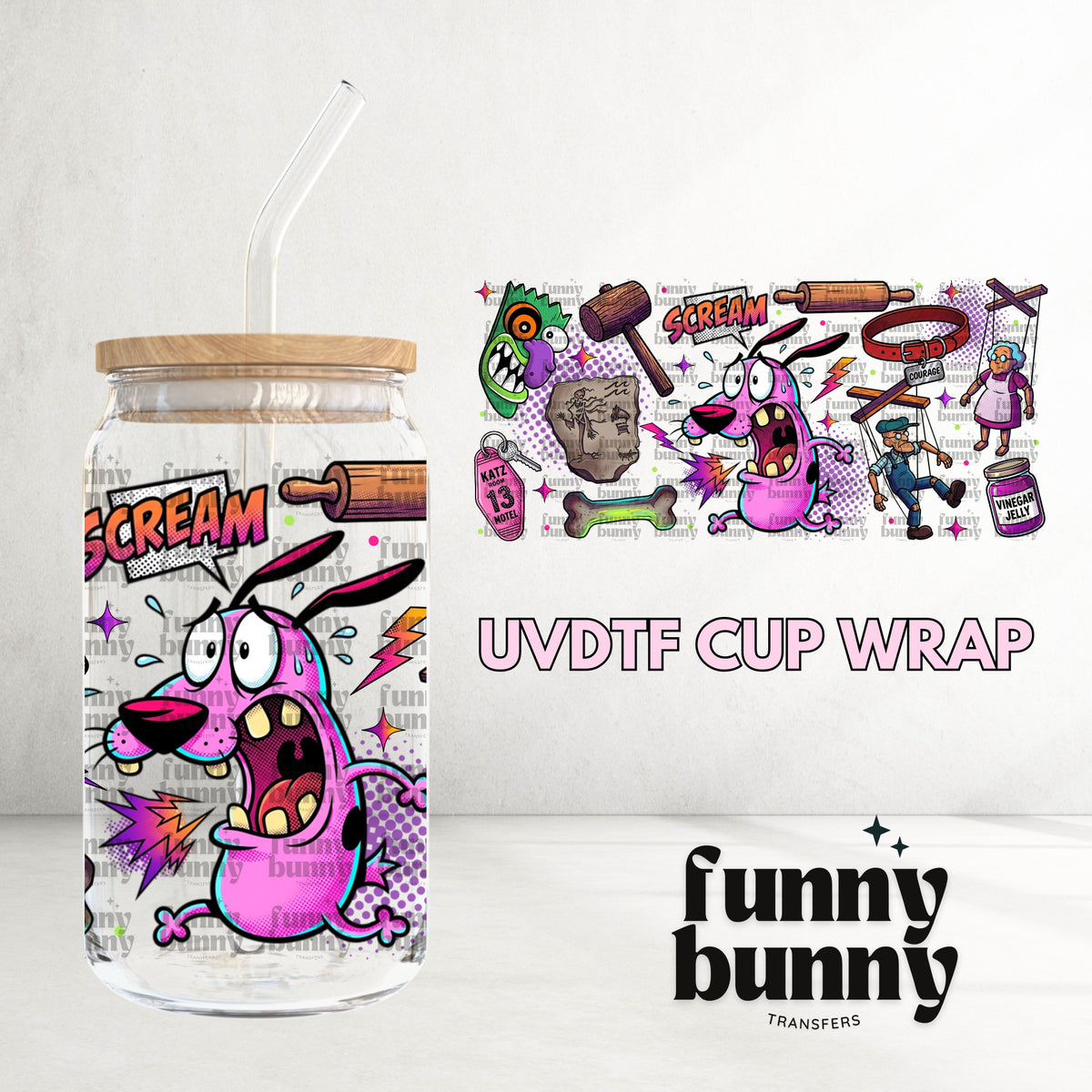 16OZ397 - 16oz UVDTF Cup Wrap