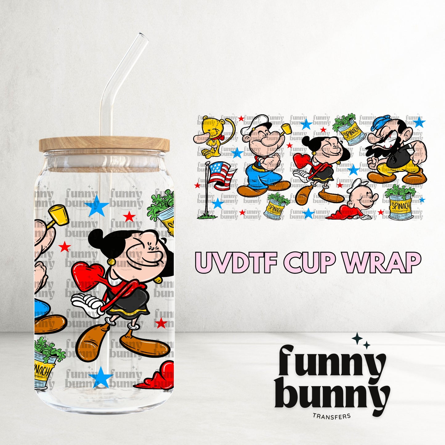 16OZ417 - 16oz UVDTF Cup Wrap