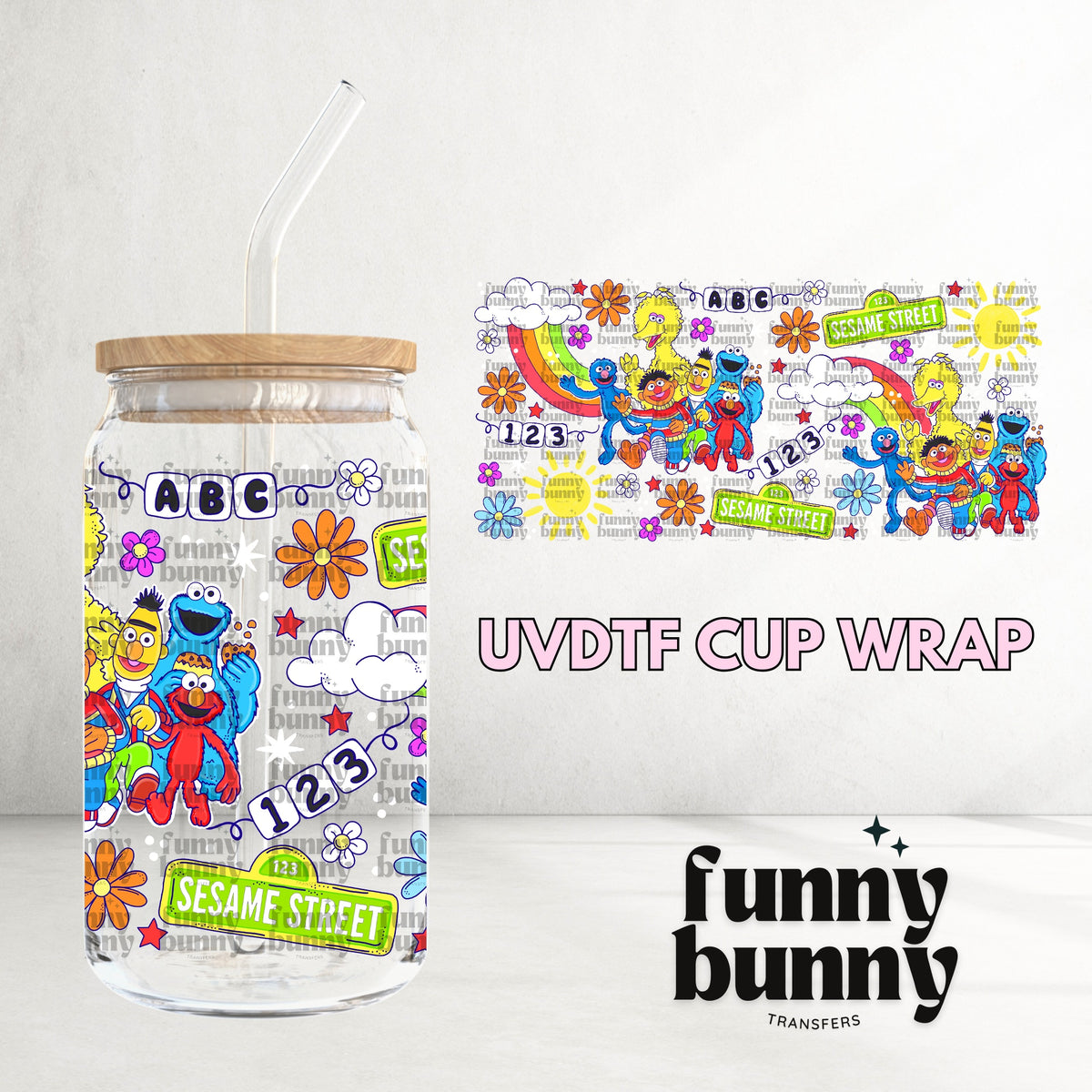 16OZ421 - 16oz UVDTF Cup Wrap
