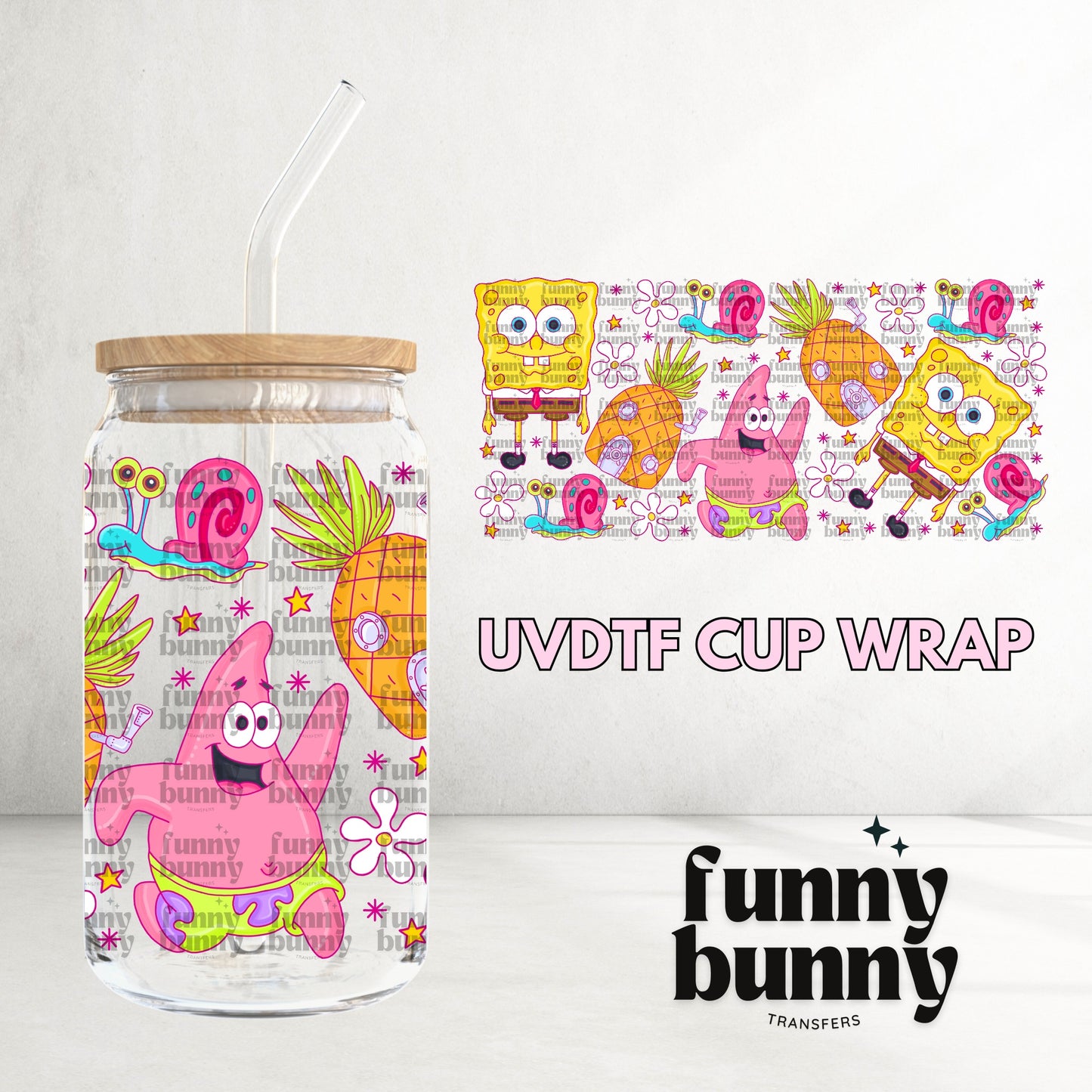 16OZ439 - 16oz UVDTF Cup Wrap