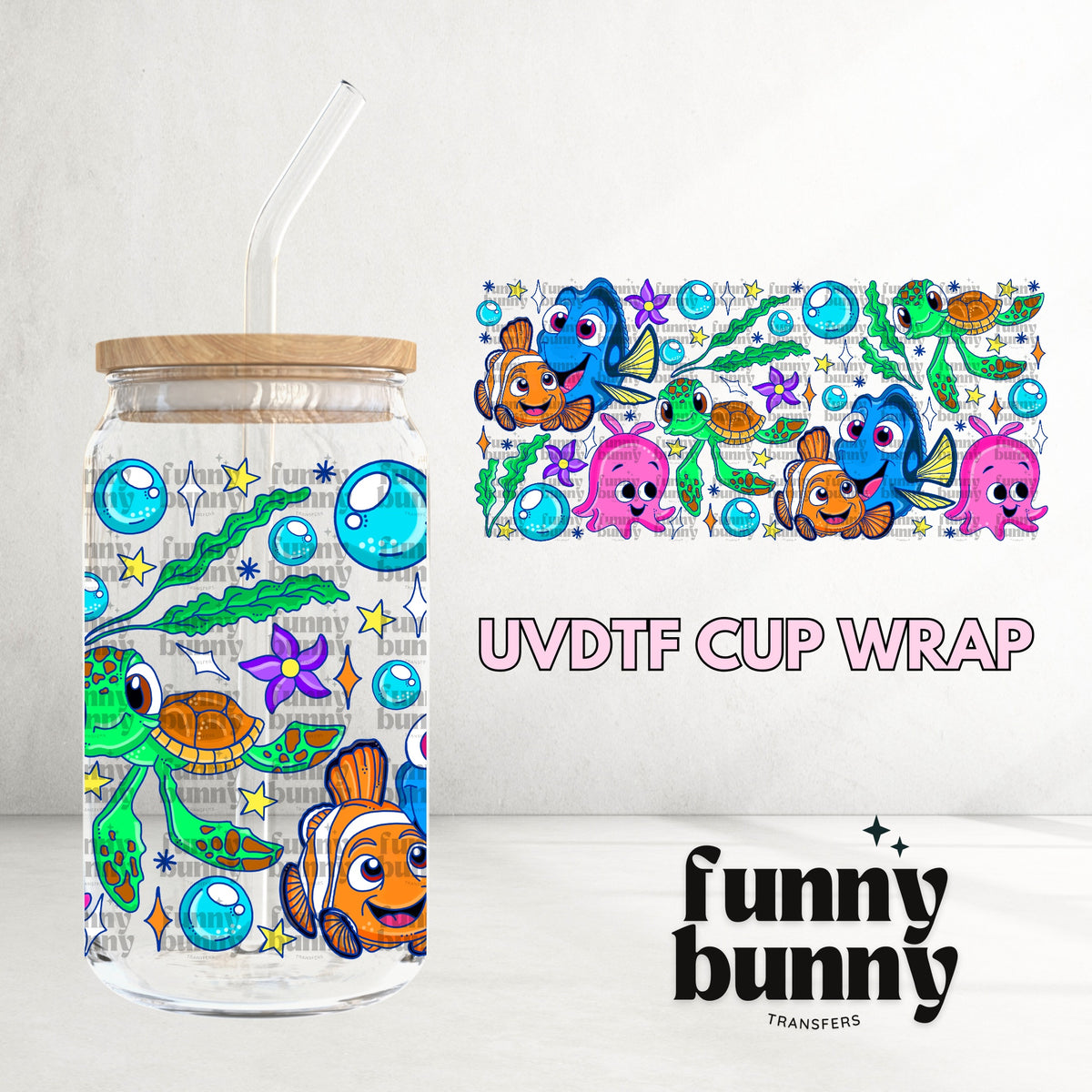 16OZ448 - 16oz UVDTF Cup Wrap