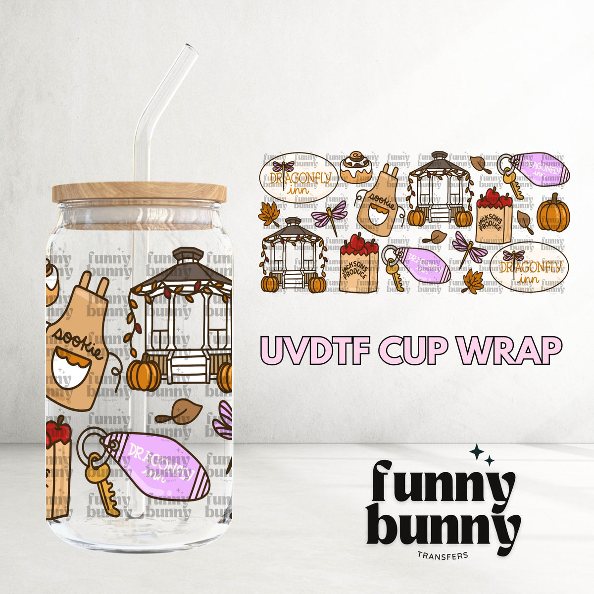 16OZ46 - 16oz UVDTF Cup Wrap