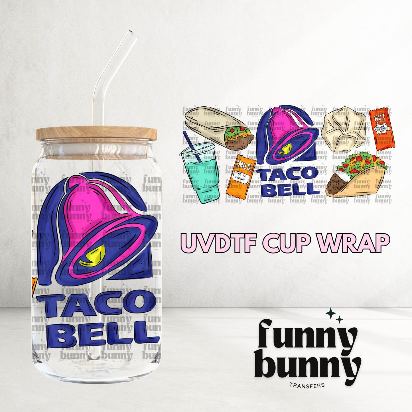 16OZ487 - 16oz UVDTF Cup Wrap
