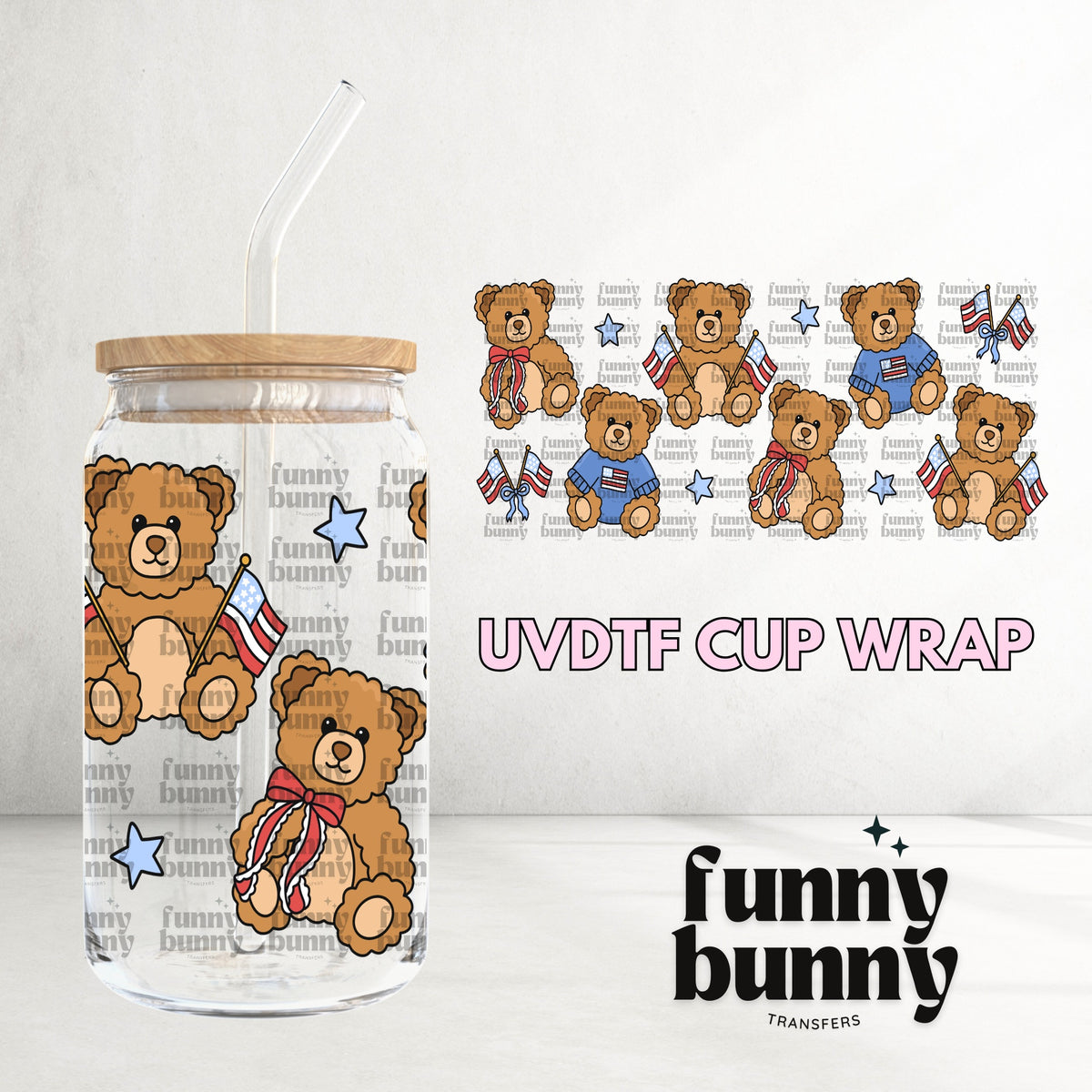 16OZ5 - 16oz UVDTF Cup Wrap