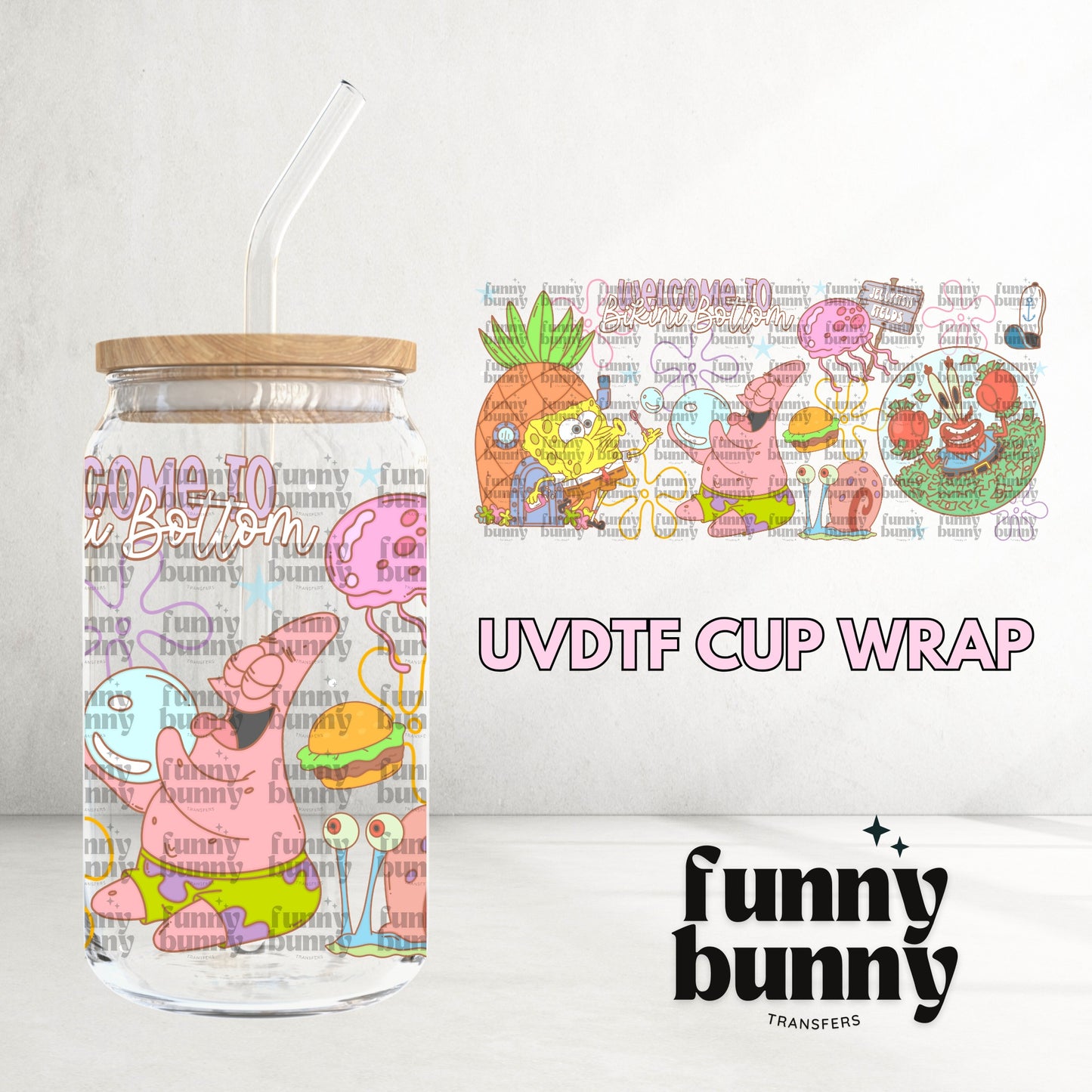 16OZ550 - 16oz UVDTF Cup Wrap