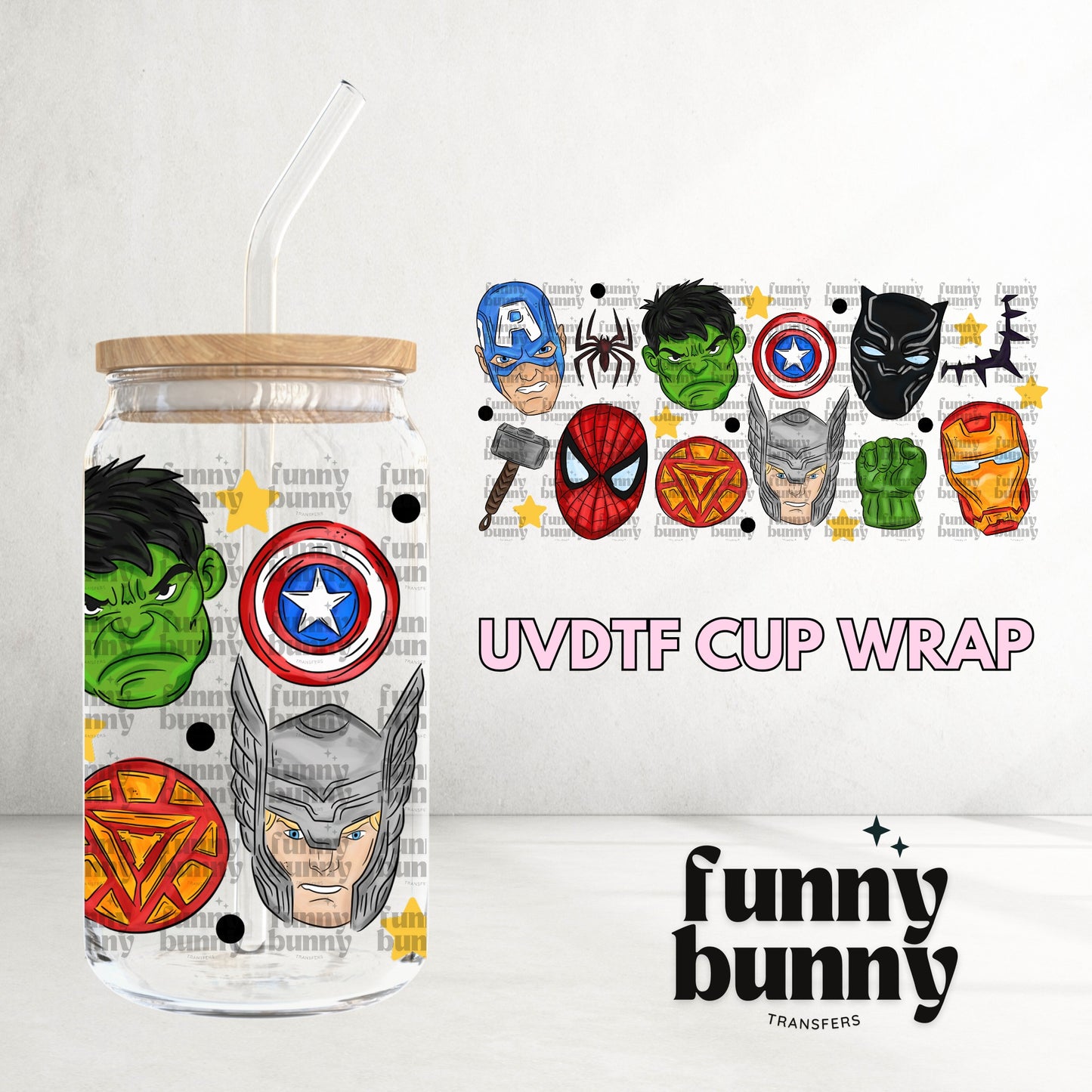 16OZ604 - 16oz UVDTF Cup Wrap