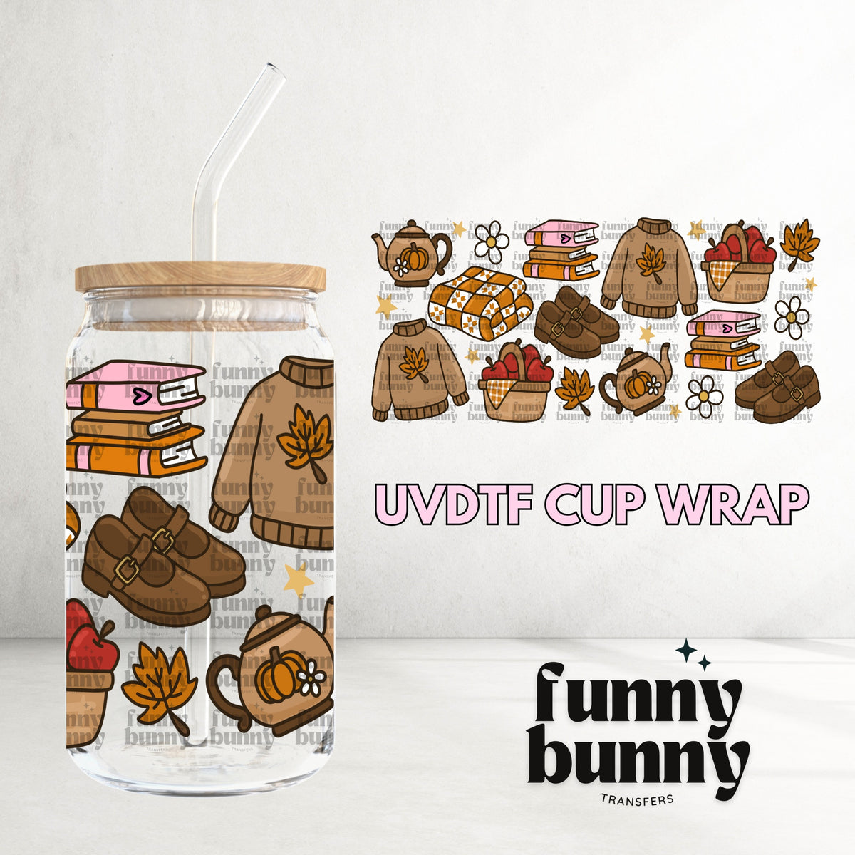 16OZ66 - 16oz UVDTF Cup Wrap