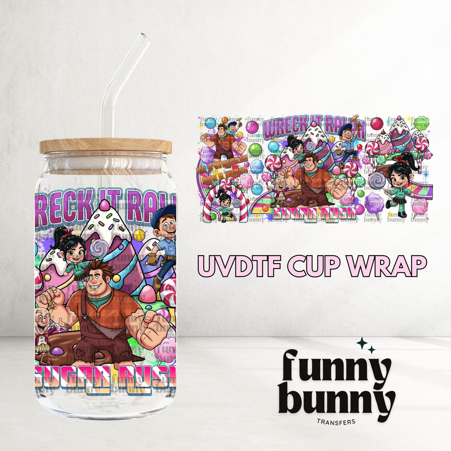 16OZ666 - 16oz UVDTF Cup Wrap