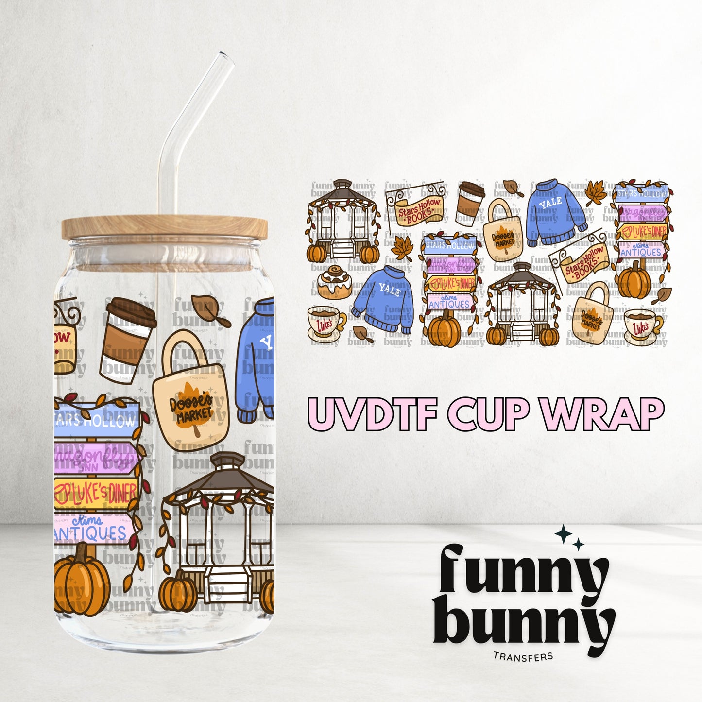 16OZ67 - 16oz UVDTF Cup Wrap