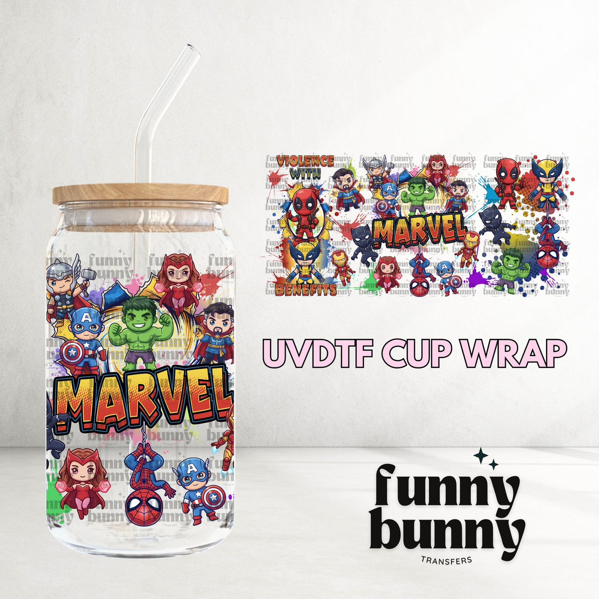16OZ690 - 16oz UVDTF Cup Wrap
