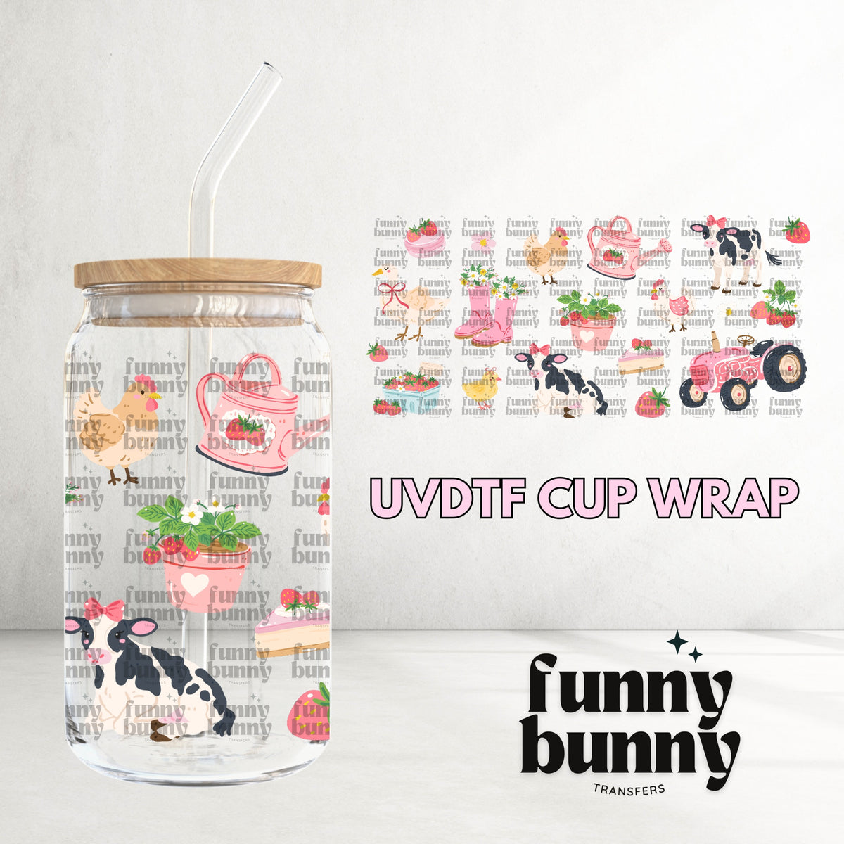 16OZ712 - 16oz UVDTF Cup Wrap