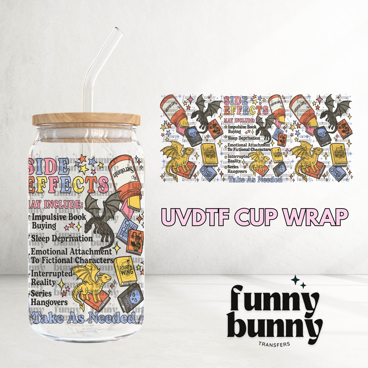 16OZ74 - 16oz UVDTF Cup Wrap