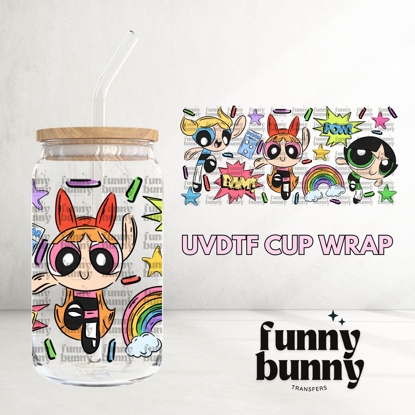 16OZ741 - 16oz UVDTF Cup Wrap