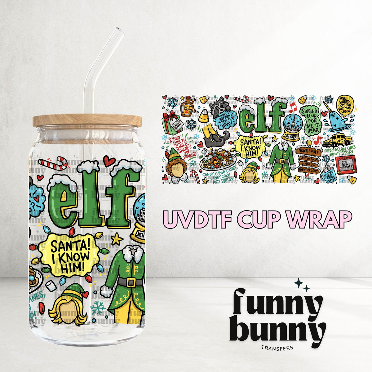 16OZ777 - 16oz UVDTF Cup Wrap