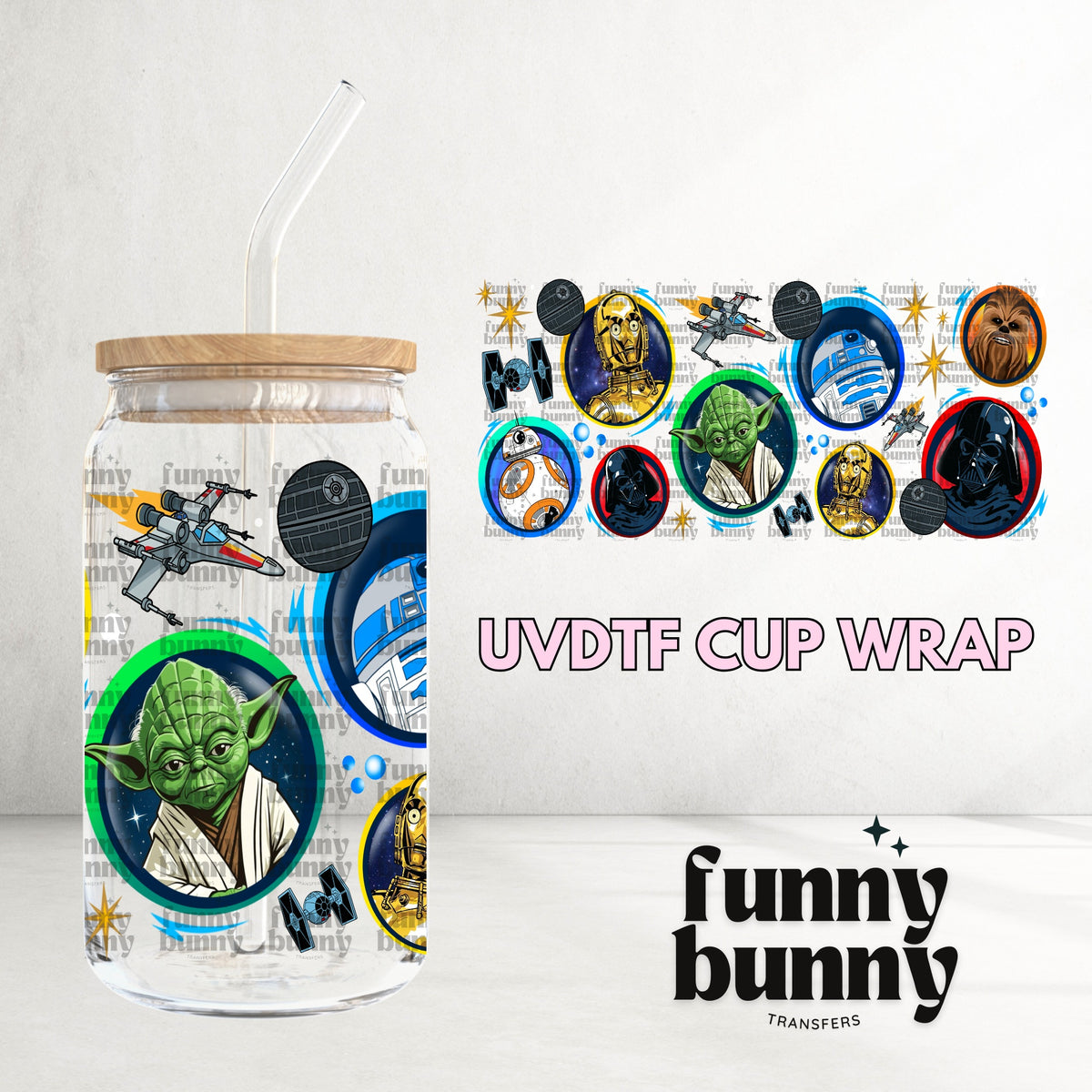 16OZ88 - 16oz UVDTF Cup Wrap