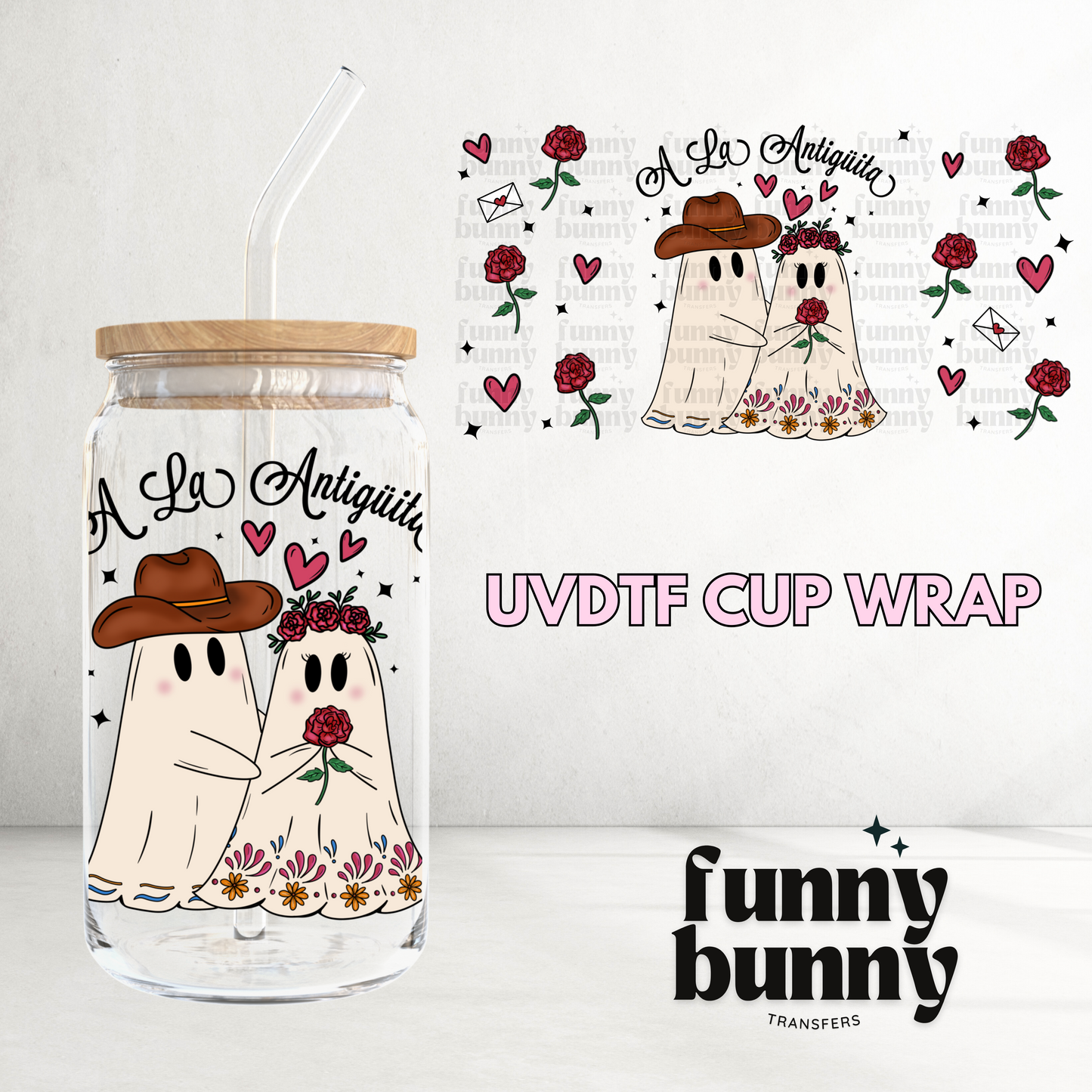 A La Antigua - 16oz UVDTF Cup Wrap