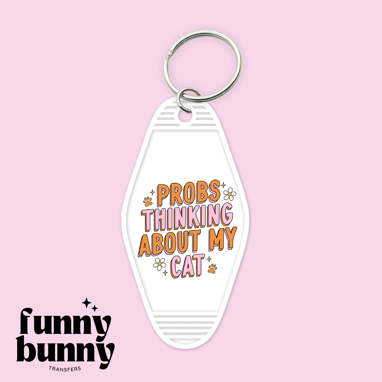 About My Cat - Motel Keychain