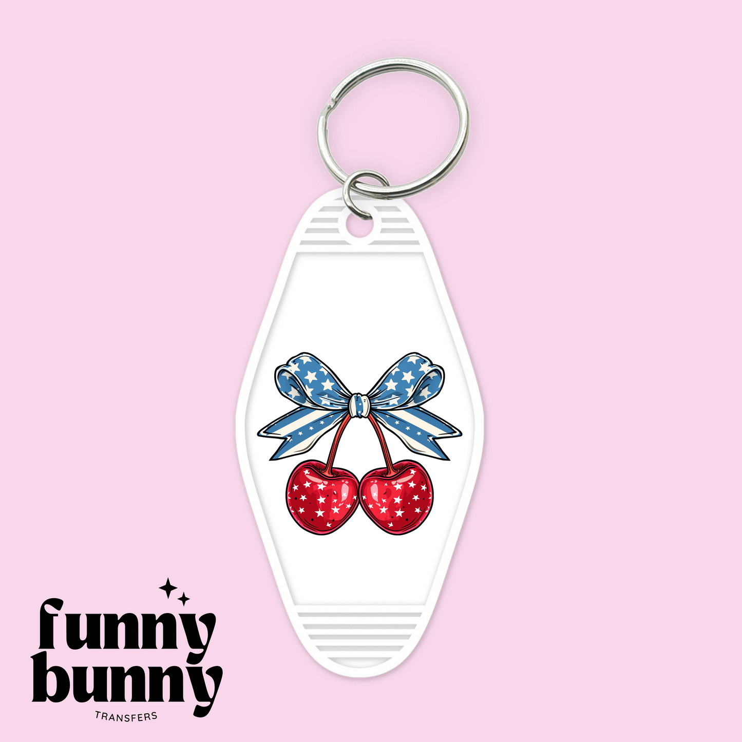 American Cherry Bow - Motel Keychain