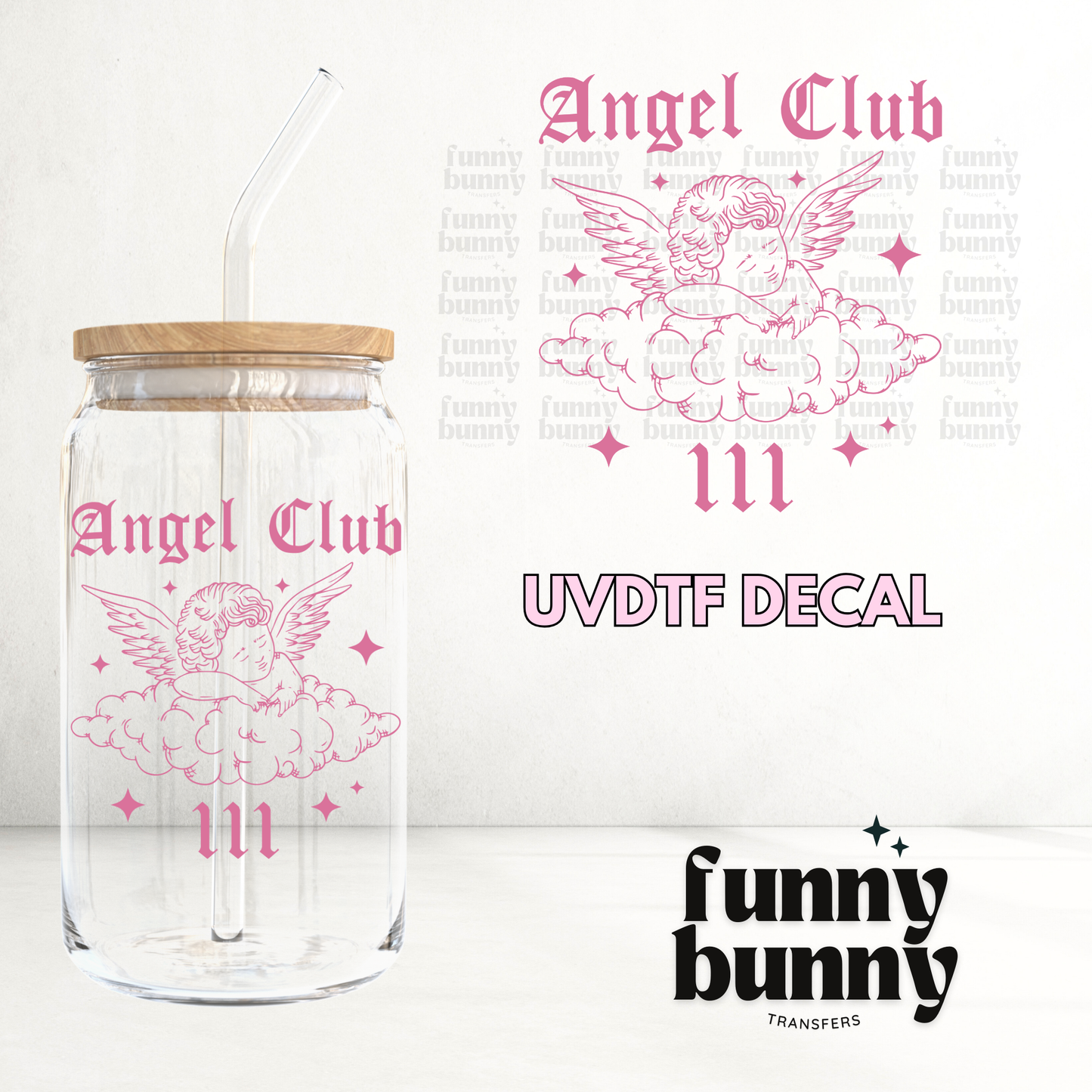 Angel Club 111 - UVDTF Decal