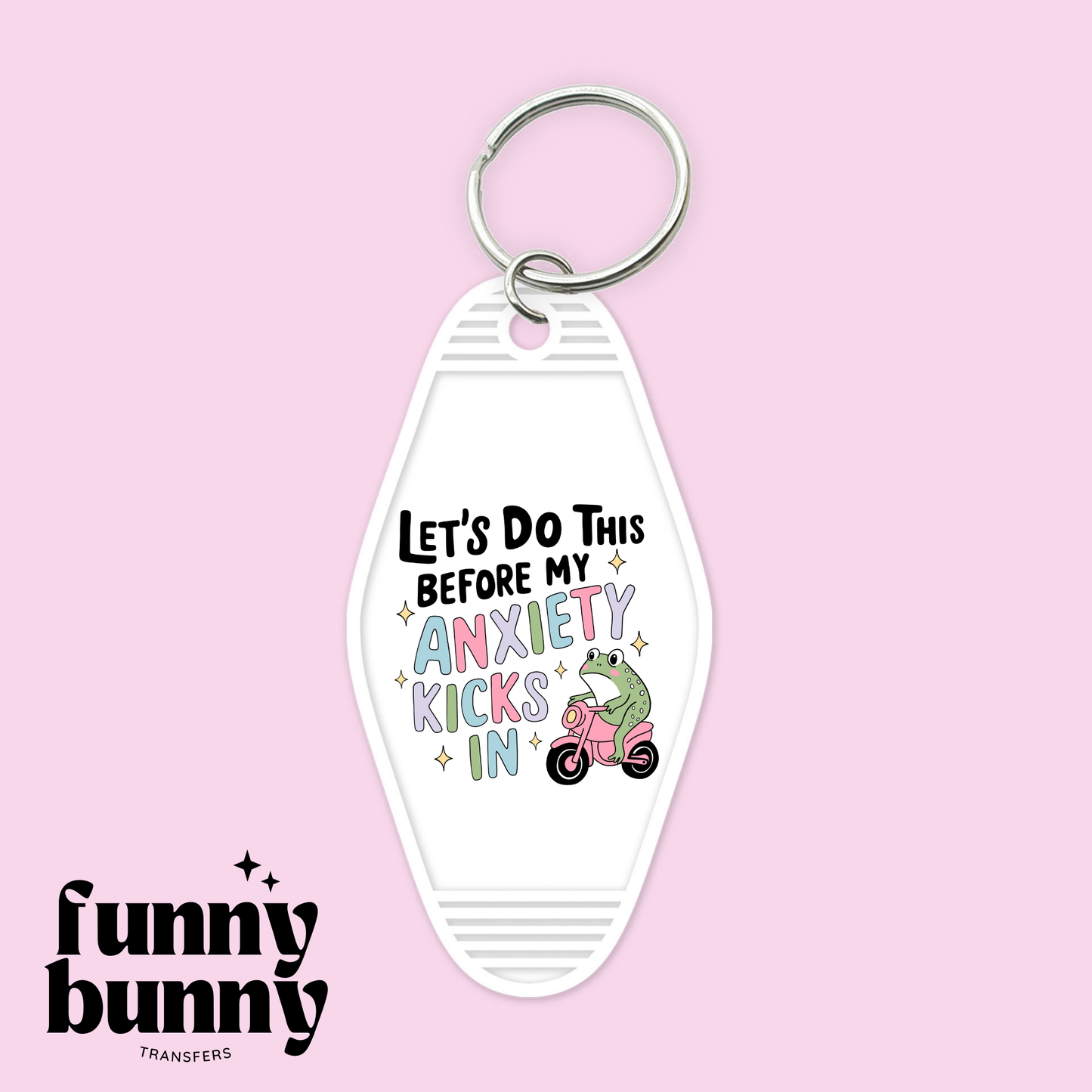 Anxiety Kicks In - Motel Keychain