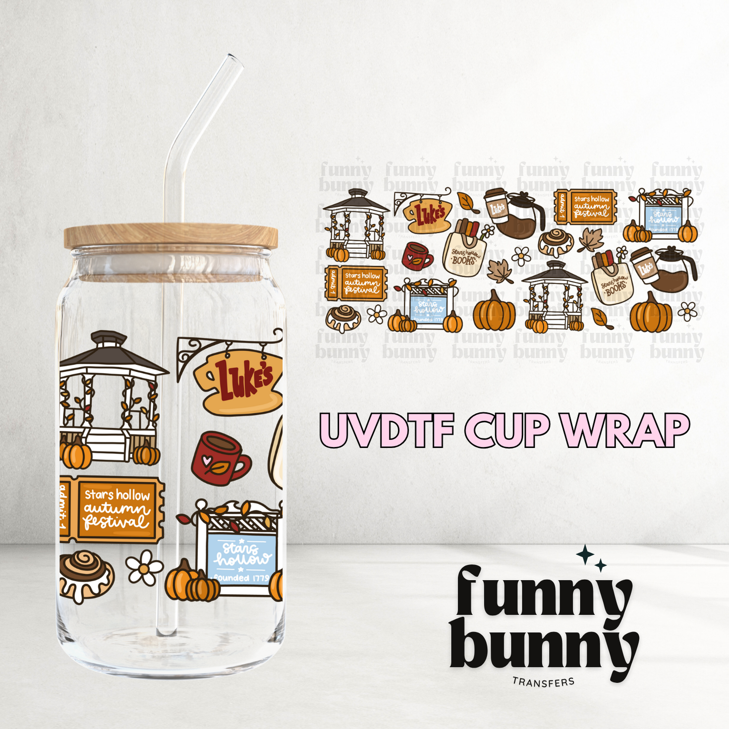 Autumn Festival - 16oz UVDTF Cup Wrap