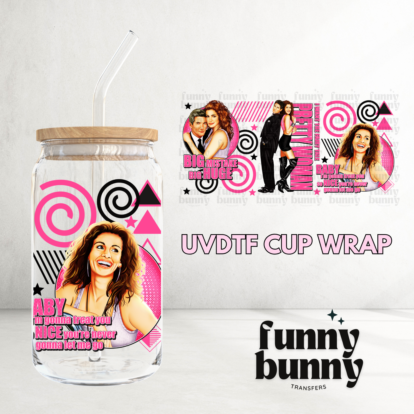 Baby Gonna Treat You Nice - 16oz UVDTF Cup Wrap