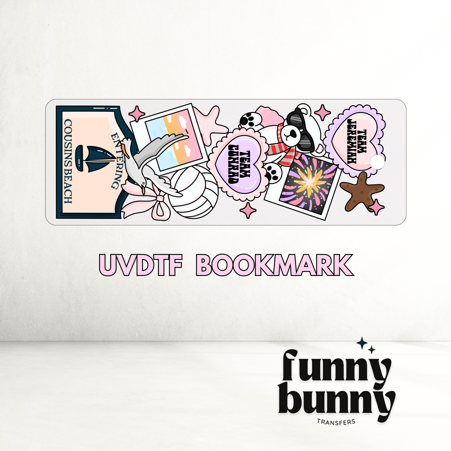 Beach Cousin - UVDTF Bookmark Decal