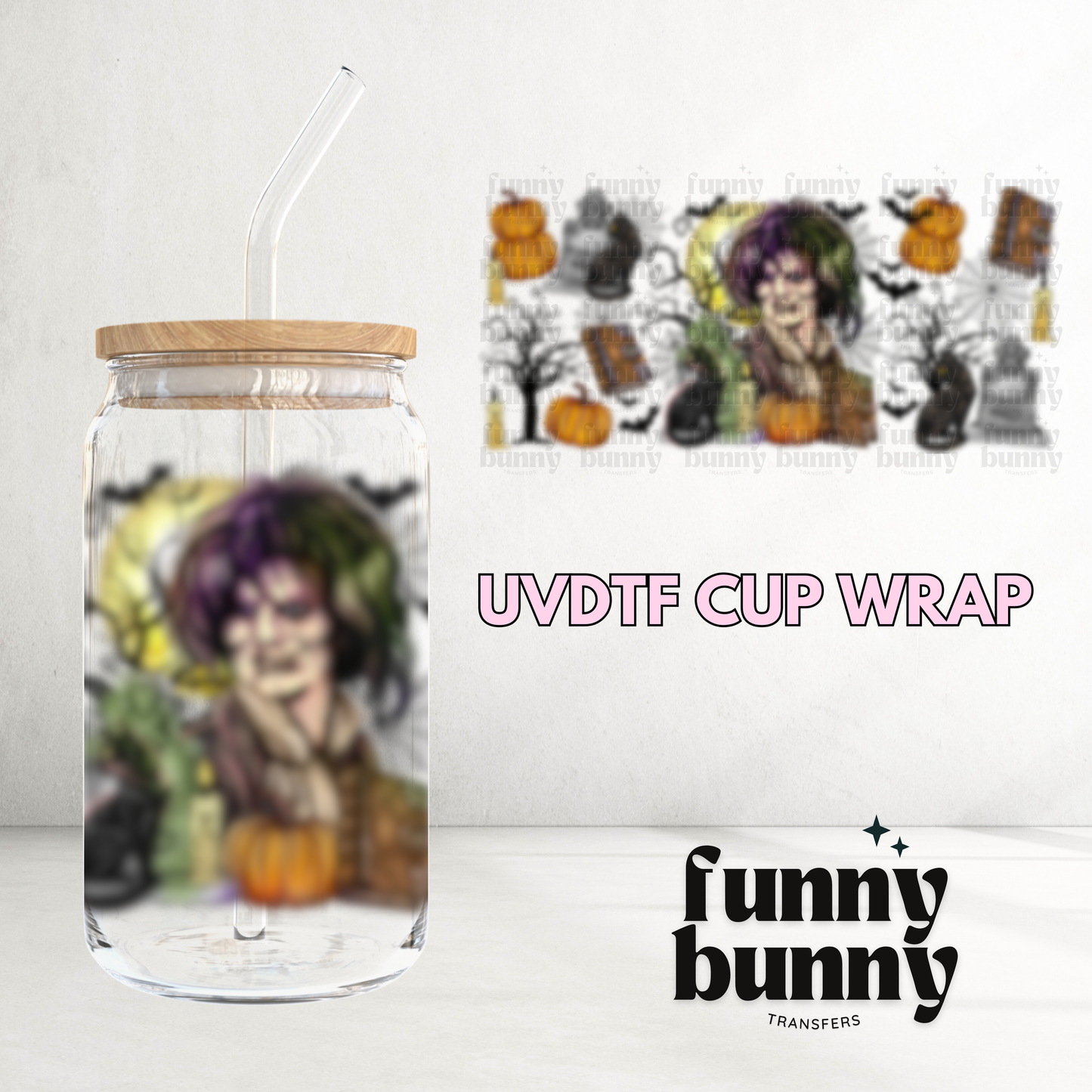 Billy - 16oz UVDTF Cup Wrap