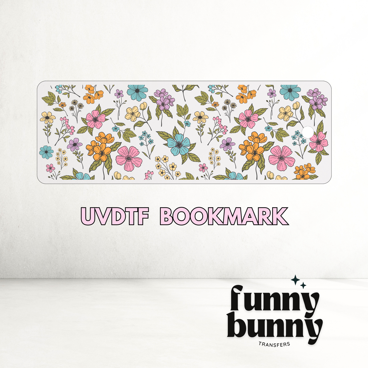 Blooming Garden - UVDTF Bookmark Decal
