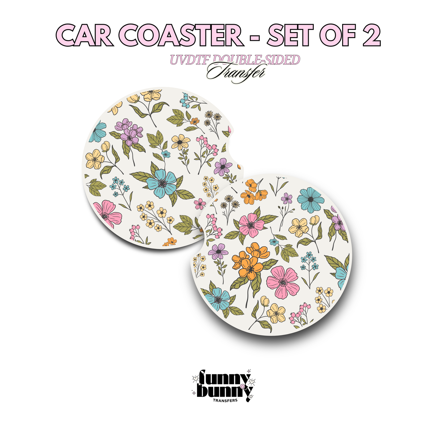 Blooming Garden - UVDTF Coaster