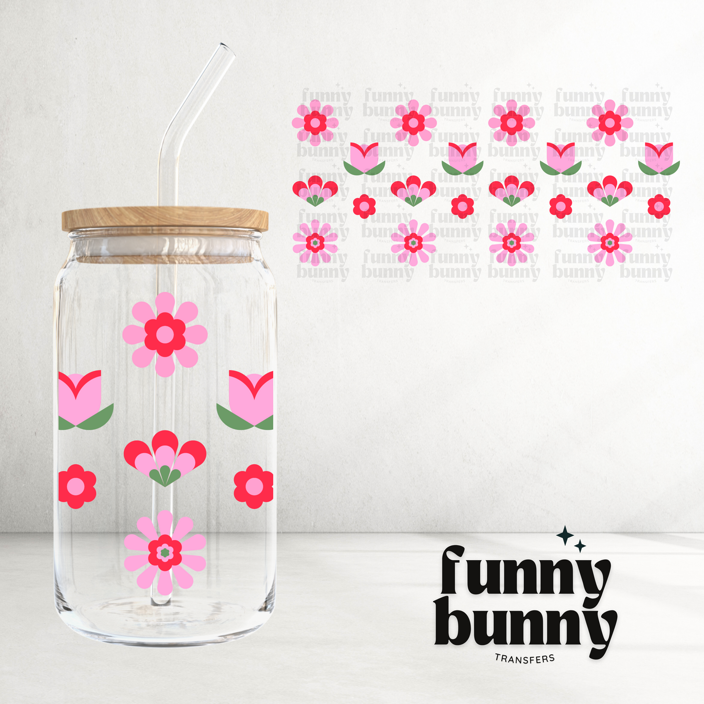 Blooming Girlies - 16oz UVDTF Cup Wrap