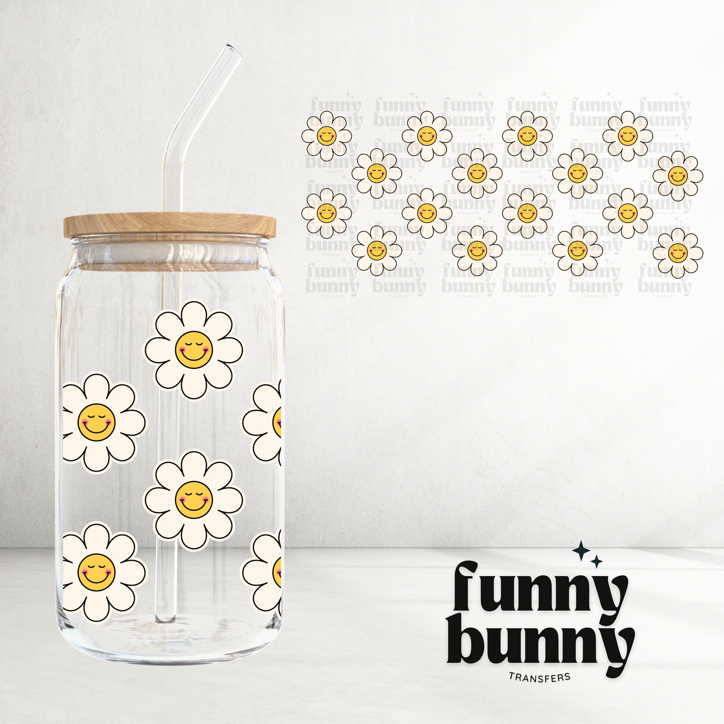 Blushing Flowers - 16oz UVDTF Cup Wrap