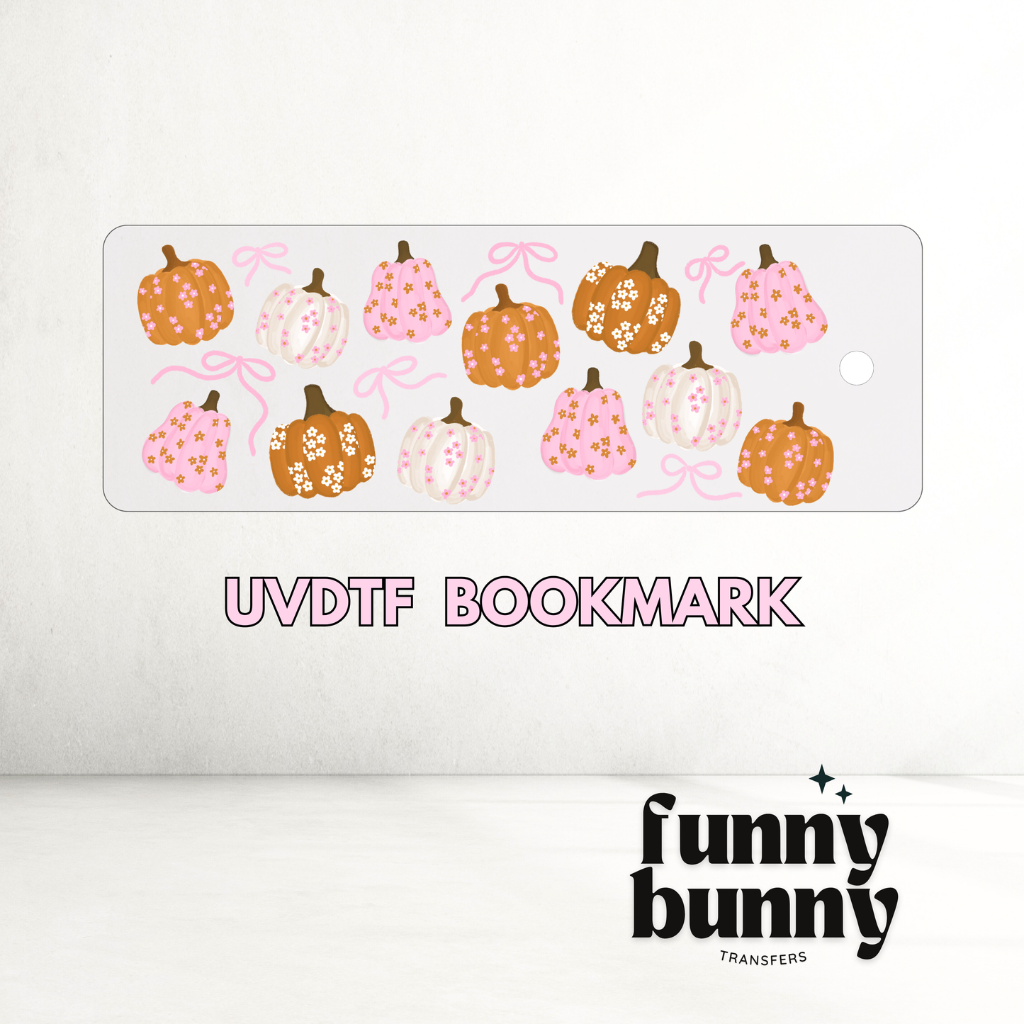 Boho Pumpkins - UVDTF Bookmark Decal