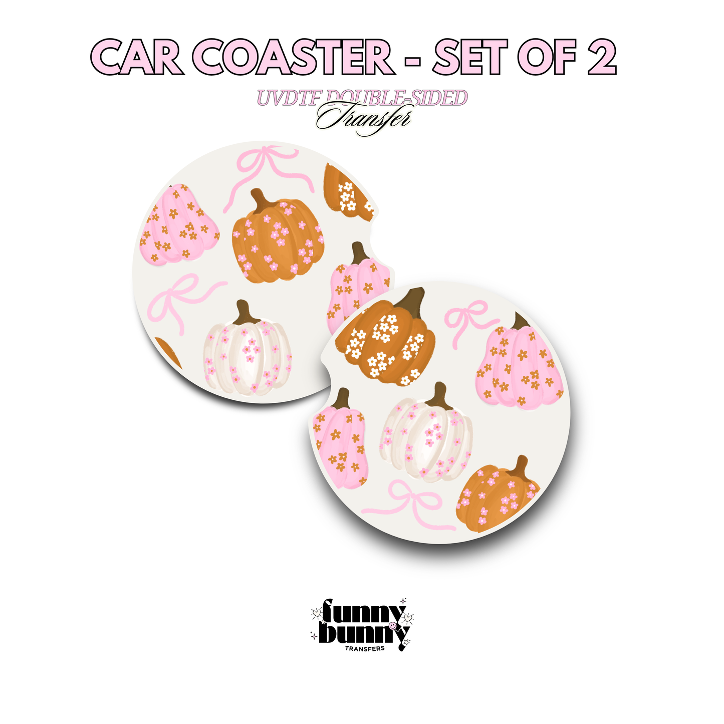 Boho Pumpkins - UVDTF Coaster