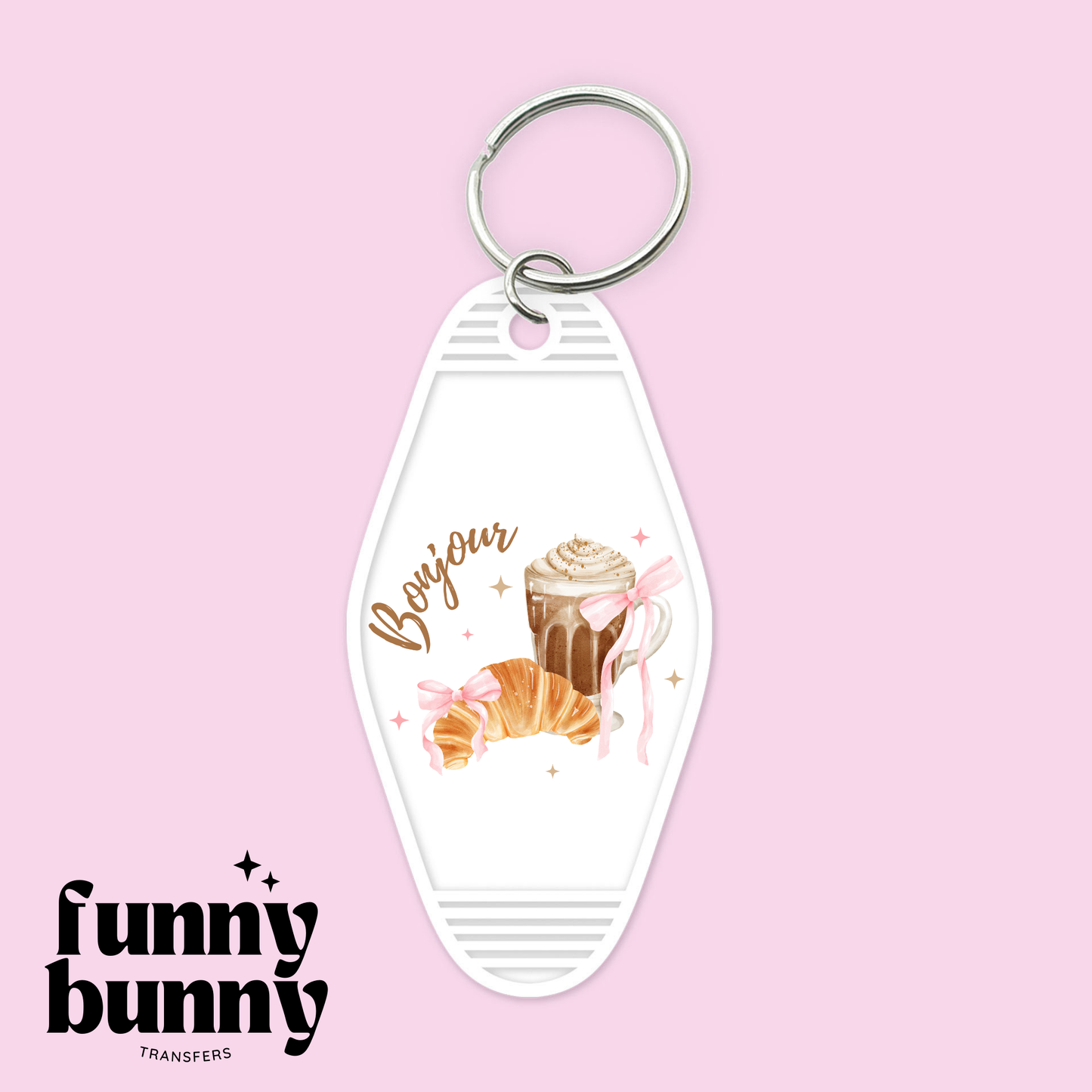 Bonjour - Motel Keychain