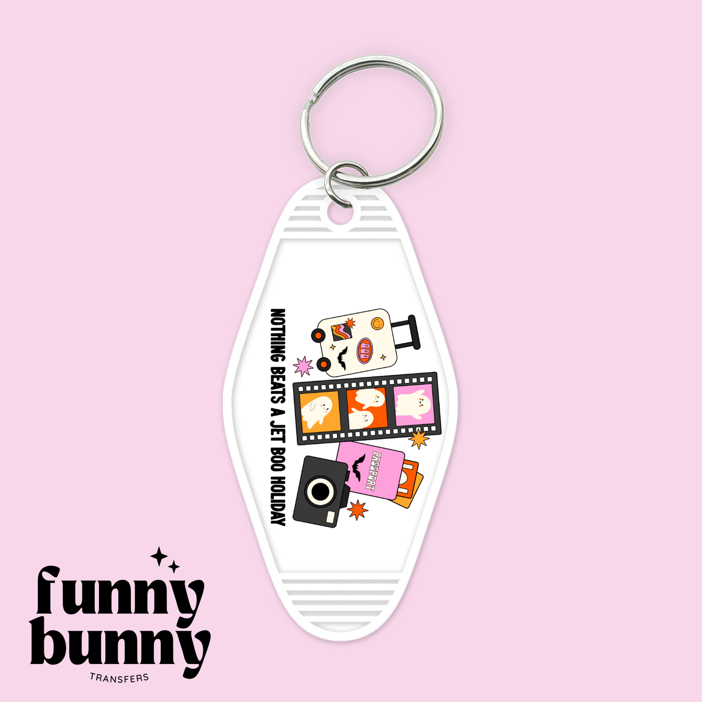 Boo Holiday - Motel Keychain