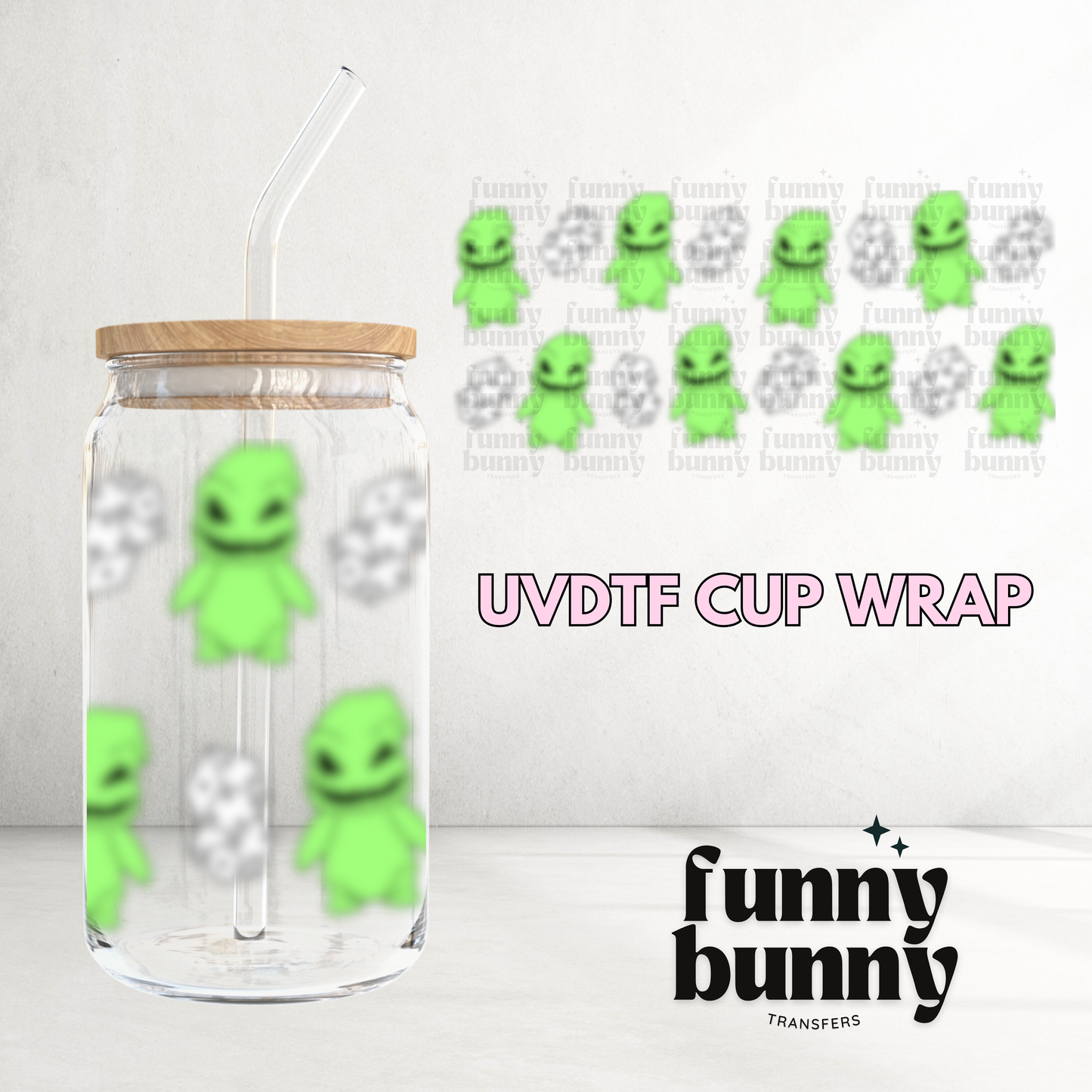 Boogie Dice - 16oz UVDTF Cup Wrap