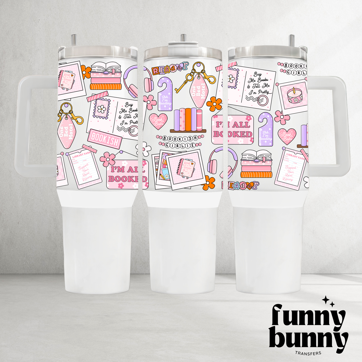 Book Babe - 40oz UVDTF Tumbler Wrap